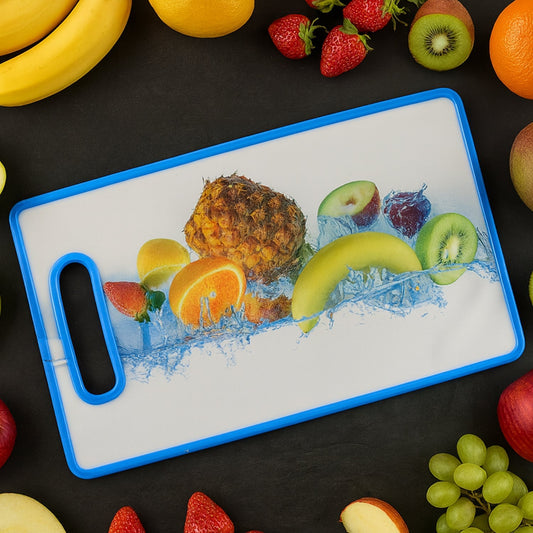 Decorative Fruit Pattern Large Cutting Board