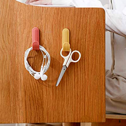 Self Adhesive Waterproof Wall Hooks for Multipurpose Home Storage (20 Pcs Set)