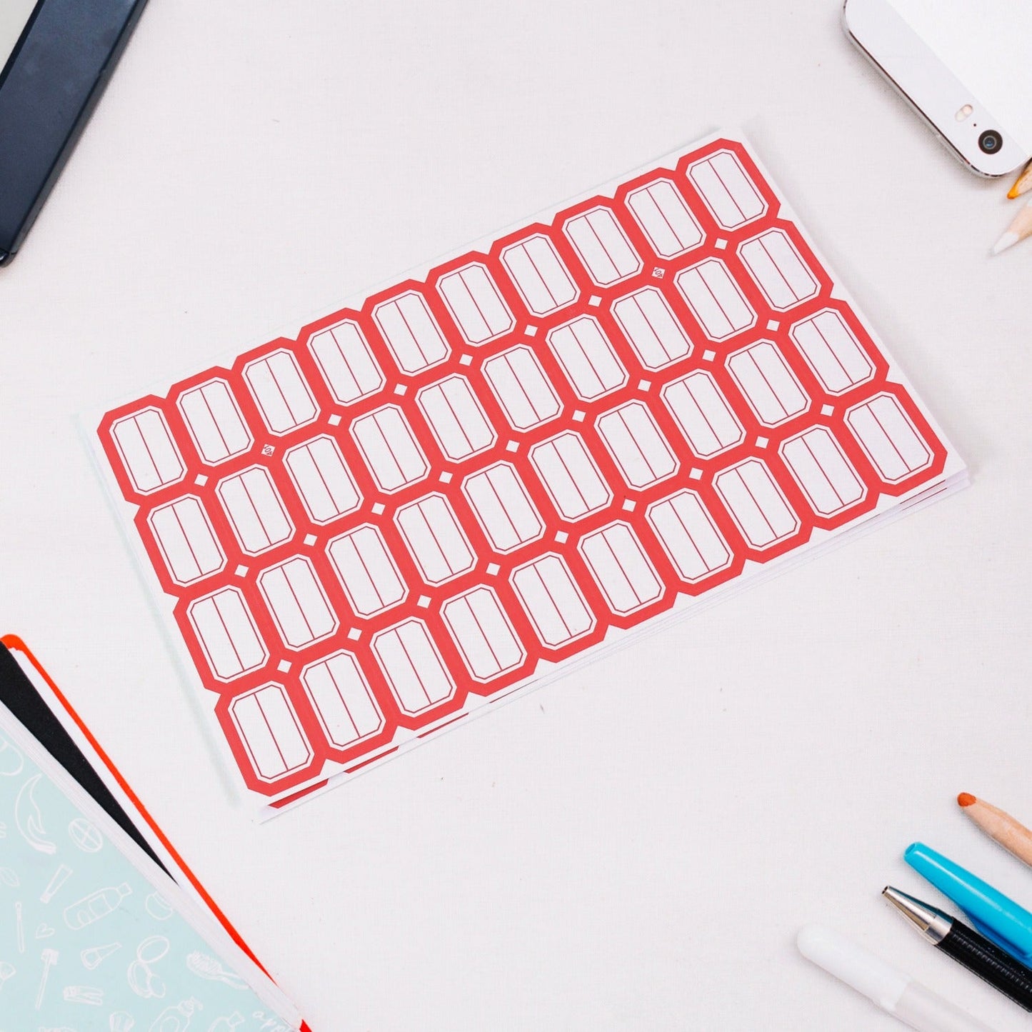 Multipurpose Blank Label Sticker Sheets (50 Sheet)