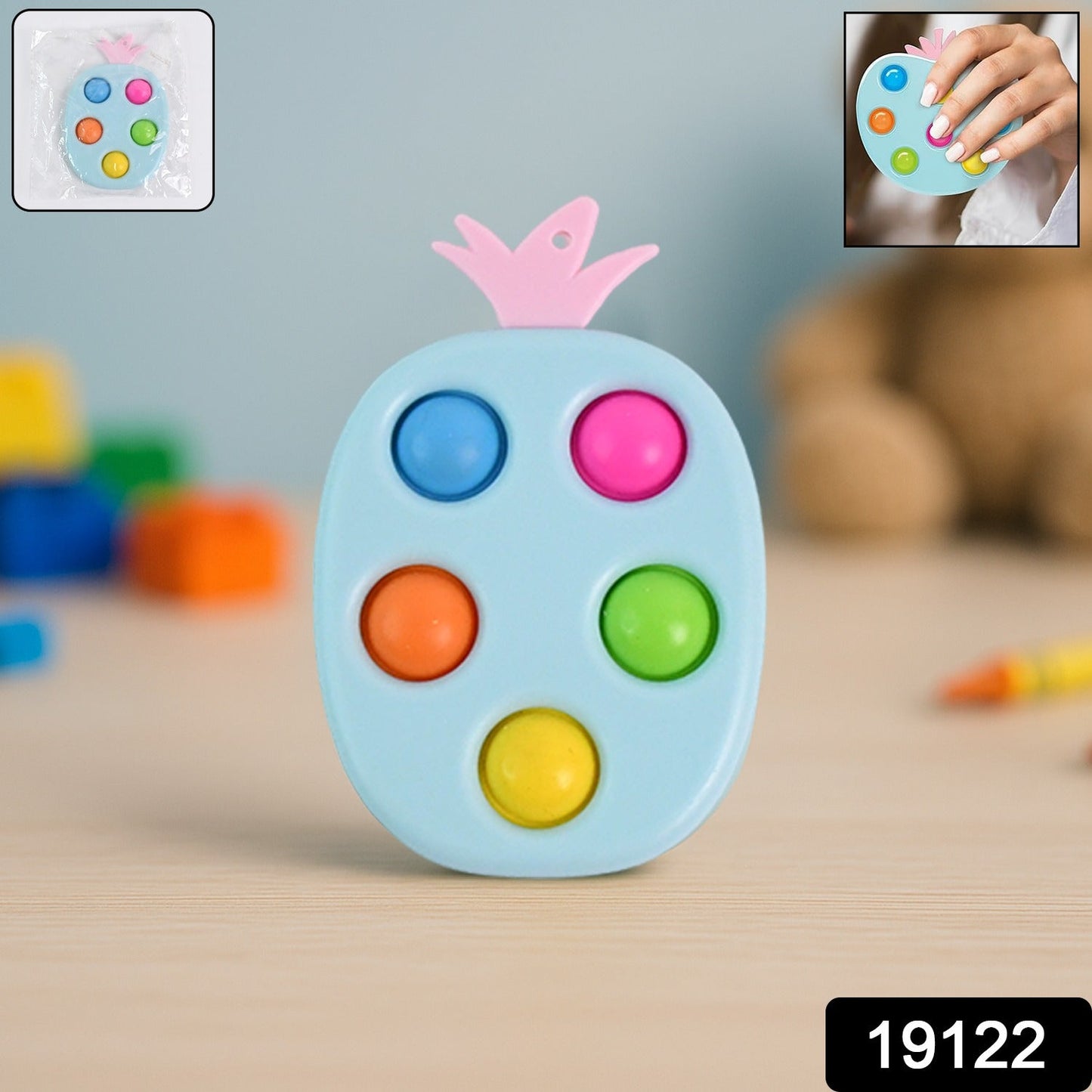 Gentle Bubble Keychain for Kids
